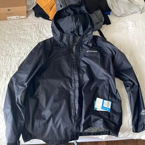 Columbia WeatherTech Brand new with tags Men black jacket. Size Large